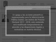 Tablet Screenshot of concytep.puebla.gob.mx