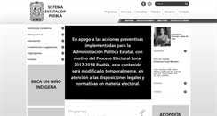 Desktop Screenshot of difestatal.puebla.gob.mx